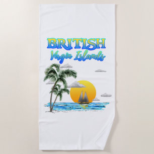 British- Virgin Islandssegeln Strandtuch