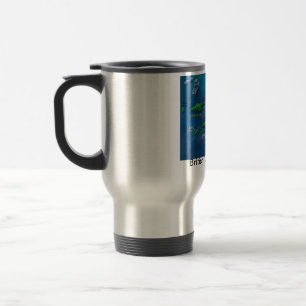 British- Virgin IslandsTasse KARTE Reisebecher