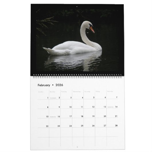 British Waterfowl Custom Calendar Kalender (Feb 2026)