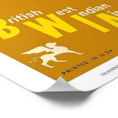 British West Indies Airways Poster (Ecke)