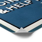 British WWI Propaganda Poster Zeppelin warning Art (Ecke)