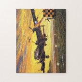 British WWII Bomber Flugzeug starten Puzzle (Vertikal)