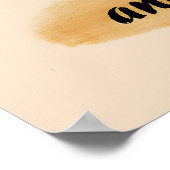 British WWII Propaganda Poster Strike Now (Ecke)