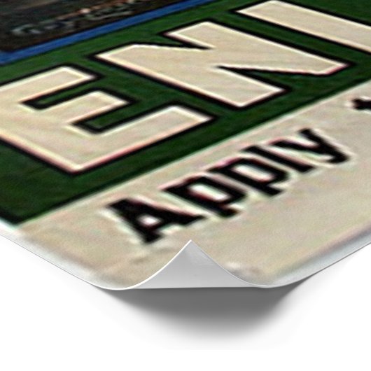 Britishers bewirbt sich heute poster (Ecke)