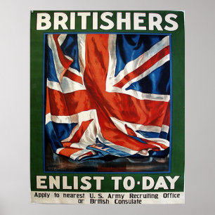 Britishers bewirbt sich heute poster