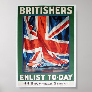 britishers enlist poster