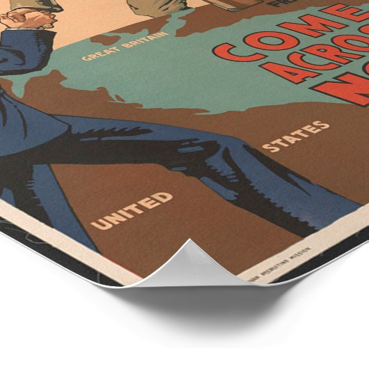 Britishers Sie werden gebraucht Erste Weltkrieg Pr Poster (Ecke)