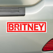 Britney Briefmarke Autoaufkleber (Auf Auto)