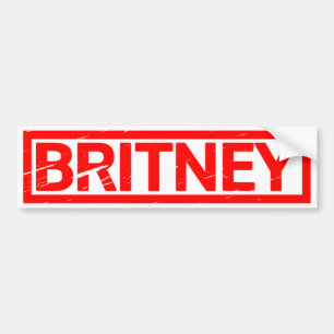 Britney Briefmarke Autoaufkleber