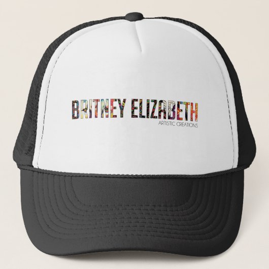 Britney Elizabeth Logo Truckerkappe (Vorderseite)