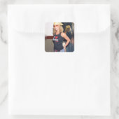 Britney Spears I >3Punk Quadratischer Aufkleber (Tasche)