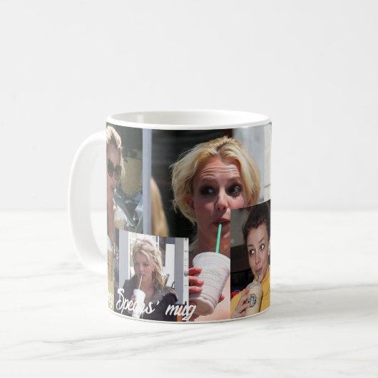 Britney Spears' mug Kaffeetasse (Vorderseite Links)