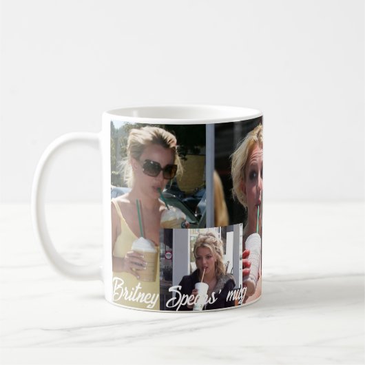 Britney Spears' mug Kaffeetasse (Links)