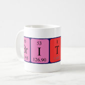 Britni Periodenname Tasse (Vorderseite Links)