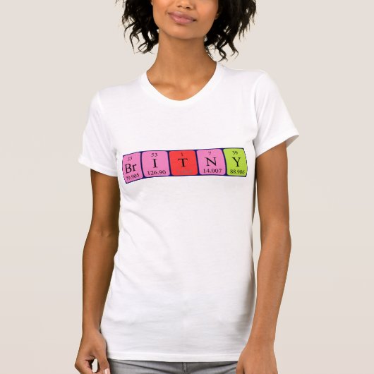 Britny Periodenname Shirt (Vorderseite)