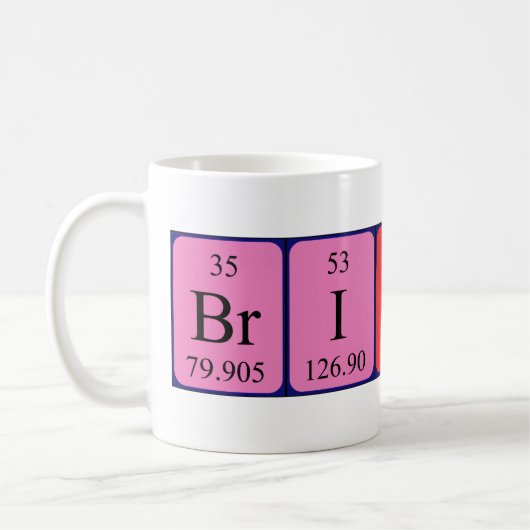 Britny Periodenname Tasse (Links)