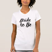 Brito Be Cursive Script Typografy T-Shirt (Vorderseite)
