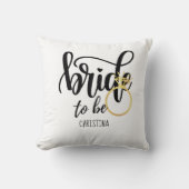 Brito Be Wedding Bachelorette Brautparty Kissen (Vorderseite)