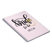 Brito Be Wedding Bachelorette Brautparty Notizblock (Rechte Seite)