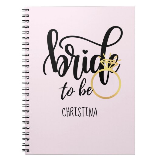 Brito Be Wedding Bachelorette Brautparty Notizblock (Vorderseite)