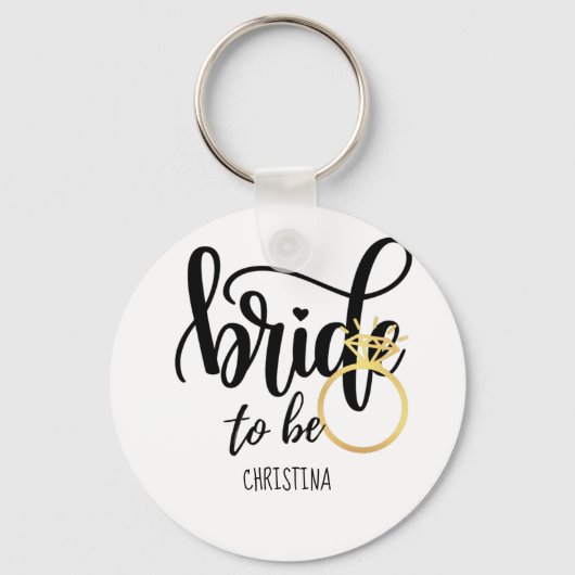 Brito Be Wedding Bachelorette Brautparty Schlüsselanhänger (Vorderseite)