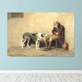 Briton Riviere - Fidelity Leinwanddruck (Insitu (Holzboden))