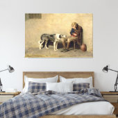 Briton Riviere - Fidelity Leinwanddruck (Insitu (Schlafzimmer))