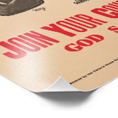 Britons Lord Kitchener Will Ihnen WWI-Propaganda Fotodruck (Ecke)