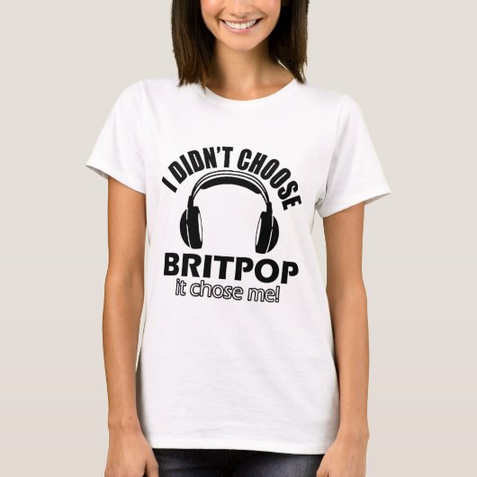 BRITPOP Entwürfe T-Shirt (Vorderseite)