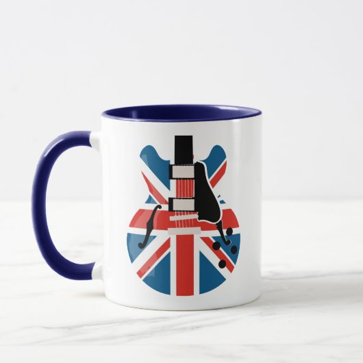 Britpop Guitar Tasse (Links)