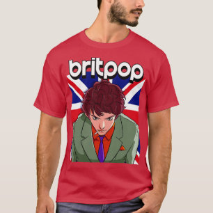 Britpop Mod Anzug 90er Rock Guitar Music Liebhaber T-Shirt