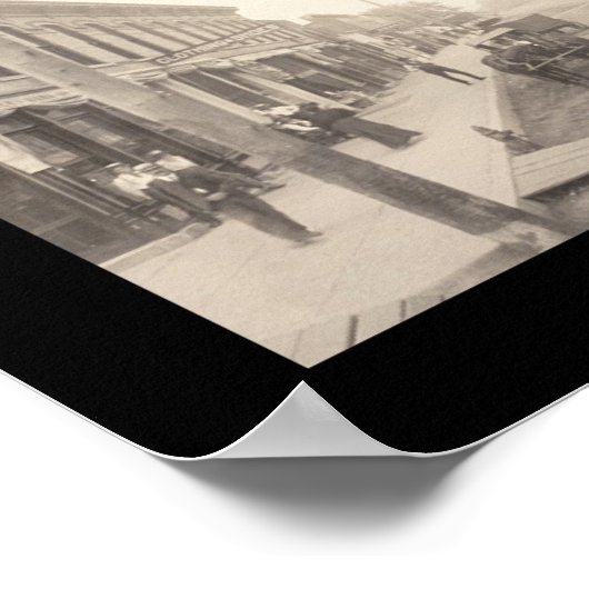 Britt, IA Foto 1908 Poster (Ecke)