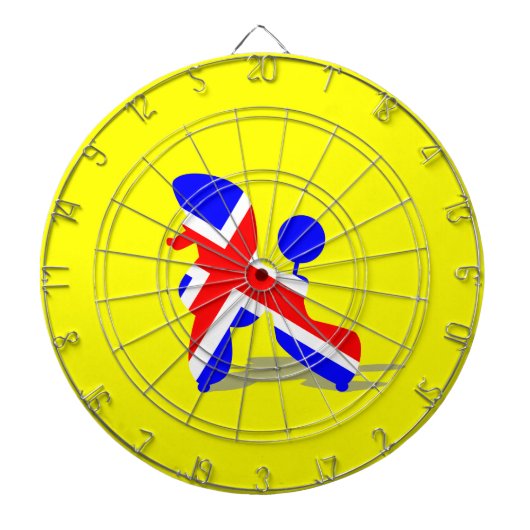 Britt Poodle Dartscheibe (vorne)