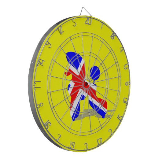 Britt Poodle Dartscheibe (Vorderseite Links)