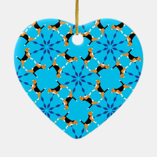 Britt Poodle Keramikornament (Hinten)