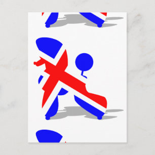 Britt Poodle Postkarte