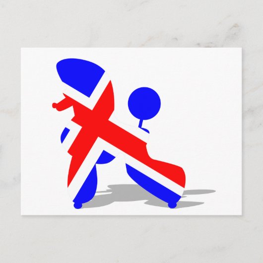 Britt Poodle Postkarte (Vorderseite)