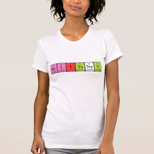 Brittaney Periodenname Shirt (Vorderseite)