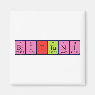 Brittani Periodenmagnet Magnet