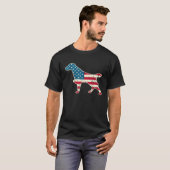Brittany 4. Juli Männer Frauen USA US-Flagge D T-Shirt (Vorne ganz)