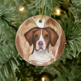 Brittany Angel Keramik Ornament