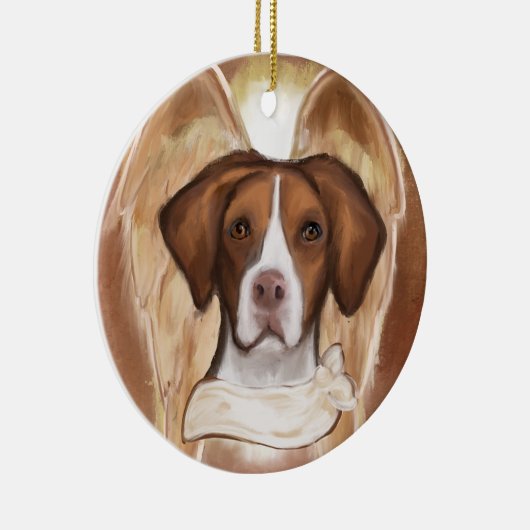 Brittany Angel Keramik Ornament (Rechts)