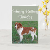 Brittany Birthday Karte (Gelbe Blume)