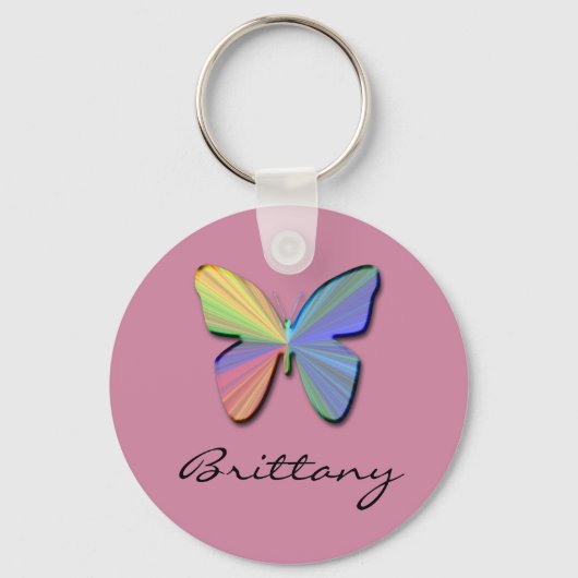 Brittany_Butterfly-Schlüsselanhänger Schlüsselanhänger (Vorderseite)