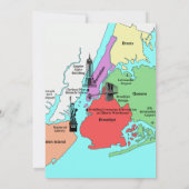 Brittany Calligrafy Welcome Letter & Map Einladung (Rückseite)