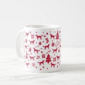 Brittany Christmas Design Kaffeetasse (Vorderseite Links)