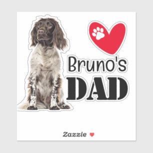 Brittany Dad Personalisiert Aufkleber