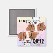 Brittany Dishwasher magnet (Vorderseite/Rückseite)