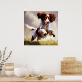 Brittany Dog Poster (Küche)