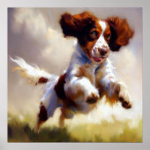 Brittany Dog Poster (Vorne)